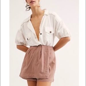 Free People Sofia Sarong Shorts